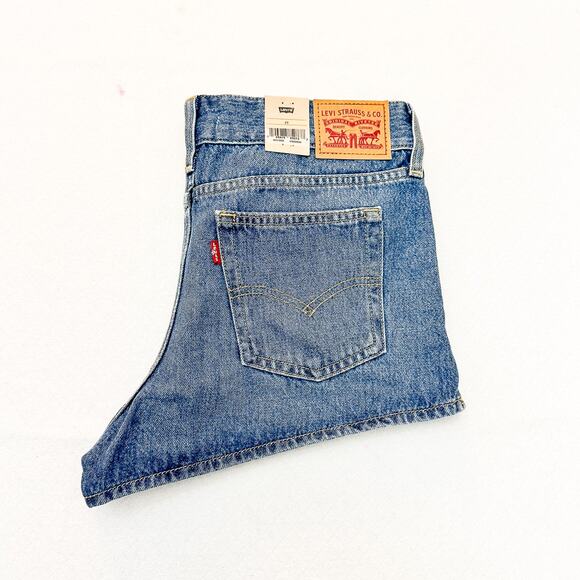 Levi's Blue Jean Shorts for Women - Picture 5 of 5